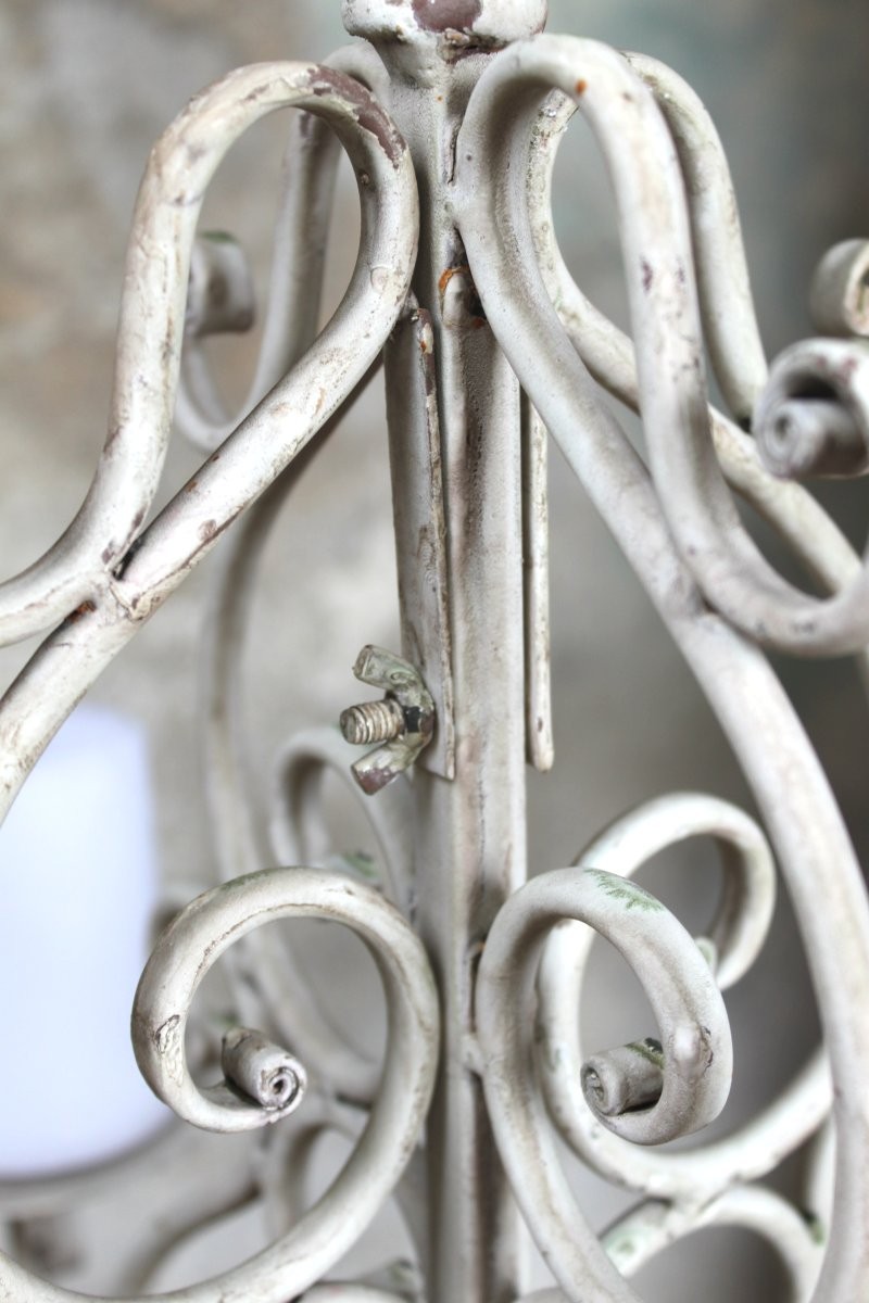 Kronleuchter Hängeleuchter für Kerzen shabby Haus / Garten Shabby